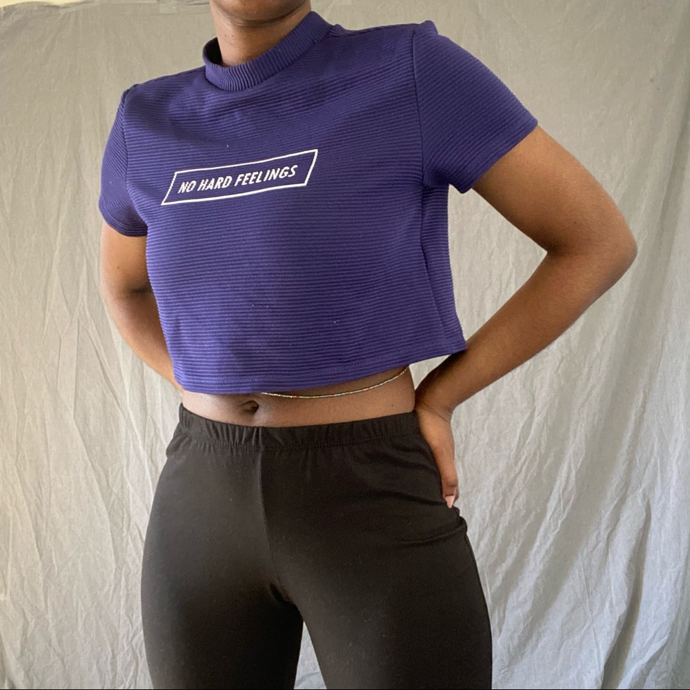 “No Hard Feelings” Ripple Texture Top